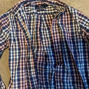 Vineyard vines plad shirt slim fit button down